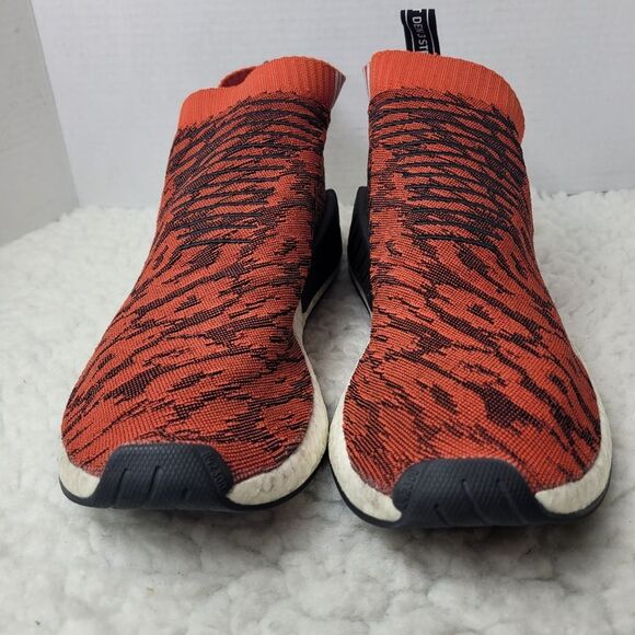 Adidas NMD CS2 PK Nomad City Mens Sock Size 13 Red Black White Boost BY940 - Picture 2 of 7